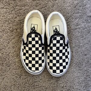 Kids Vans Checkered Slip-Ons
